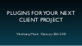 Wordcamp Miami - Plugins for your Next Client Project
