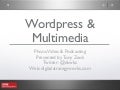 Wordcamp Raleigh Multimedia: Photos, Video, and Podcasting
