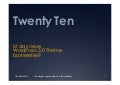WordCamp 2010: Twenty Ten barrierefrei?
