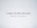 eMusic: WordPress in the Enterprise