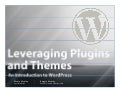 NARdiGras WordPress Camp - Themes & Plug-Ins