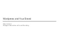 Wordpress and Your Brand