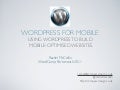 WordPress for mobile