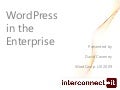 WordPress In The Enterprise   WordCamp UK 2009