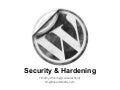 WordPress Security Hardening