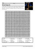 Word Search: Water For Life: related words