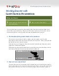Presentations with Gantt Charts