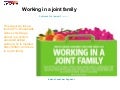 Working In A Joint Family