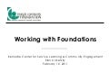 Working with Foundations