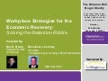 Workplace Strategies For The Economy Recovery1