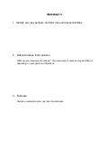 Worksheet 4