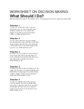 Worksheets Decision Making Worksheet worksheet on decision making