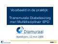 Voorbeeld in de praktijk: Transmurale Diabeteszorg met Multidisciplinair EPD