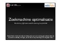 Workshop zoekmachine marketing @ Nationale Marketing Strijd 2008