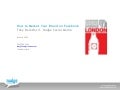 How to run a social media campaign on facebook - Social Media World Forum 2010