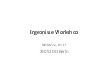 Workshopergebnisse