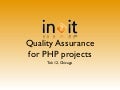 Workshop quality assurance for php projects tek12