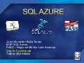 WorkShop SQL Azure