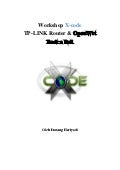 Workshop tp link router & open wrt