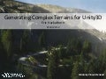 Generating Complex Terrains for Unity3D