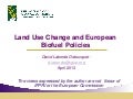 Land Use Change and European Biofuel Policies