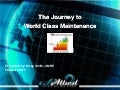 World Class Maintenance WebEx Slides
