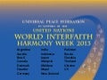 Interfaith Harmony Week 2013