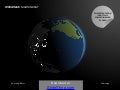 World map by night animated