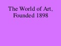 The World of Art