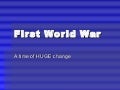World War 1