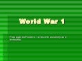 World War 1