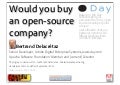 Would you buy an open source company?