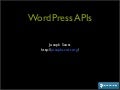 WordPress APIs