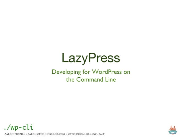 Wp cli-wcbalt