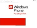 Introduction to Windows Phone O/S