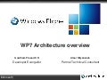 WP7 Architecture overview 