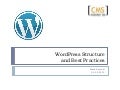 WordPress Structure and Best Practices