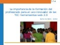 Formación y Web 2.0