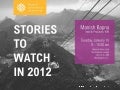 Stories to Watch 2012