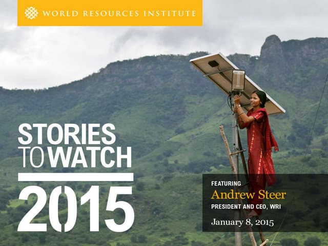 Stories to Watch 2015 #stw15