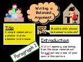 Writing A Balanced Argument