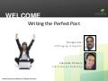 Writing the Perfect Blog Post