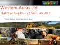 Western Areas Half Year Results Presentation Feb 2013