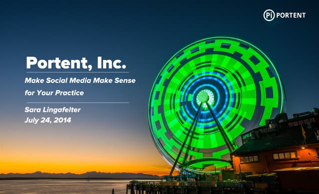 Make Social Media Make Sense for yo...