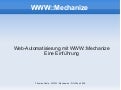 Web-Automatisierung mit WWW::Mechanize