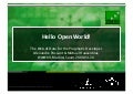Hello Open World - The Web of Data for the Pragmatic Developer
