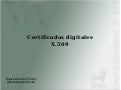 Certificados X509