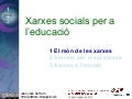 Xarxes socials per a l&rsquo;educació