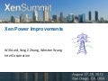 Improving Xen idle power efficiency