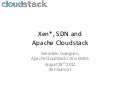 Xen*, SDN, and Apache CloudStack